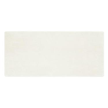 Imagem de PURE ERA Tapete para escada, tapete de aterrissagem, ultra felpudo, macio, antiderrapante, antiderrapante, resistente, sem fita, capacho interno, lavável, reutilizável, branco, 6 x 15 cm