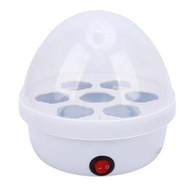 Imagem de Zerodis Fogão Elétrico de Ovos, Fogões de Ovos Aquecimento Rápido Vaporizador de Desligamento Automático para Cozidos Duros e Moles Escalfados 350 W Com Copo para Cozinha Cozinhar Fogão Elétrico de