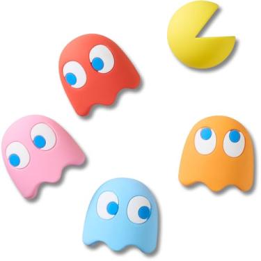Imagem de Crocs Jibbitz Pacotes de Berloques de Sapatos de Videogame, Animal Crossing Collecto, PacMan, 5-Pack