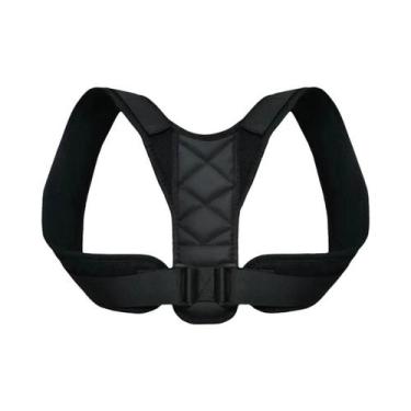 Imagem de Cinta Corretora De Postura Ajustável Para Costas E Ombros, Suporte Par