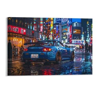 Imagem de HouLaiZhe Carro japonês modificado S2000 Tóquio Jdm pôsteres de carro tela estética decoração de sala de parede impressões de parede sala de galeria decoração de parede para quarto sala de estar