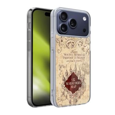 Imagem de Head Case Designs Capa de gel oficialmente licenciada por Harry Potter O Mapa do Maroto, Prisioneiro de Azkaban II [proteção de grau militar] compatível com Apple iPhone 17 Pro