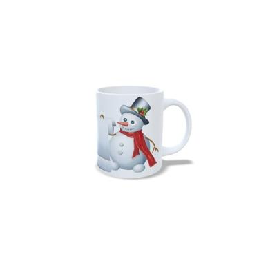 Imagem de Caneca de Cerâmica com Estampa de Bolas de Natal Douradas, 325 ml (4)