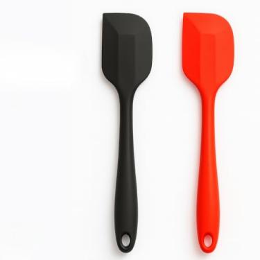 Imagem de Kit 2 Espátulas de Silicone Pão Duro 27cm Premium – Raspadora Flexível Antiaderente para Cozinha e Confeitaria(1 Unidade)