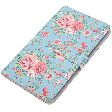 Imagem de Cryfokt Livro de Armazenamento de álbum de Fotos Durável de 3 Polegadas e 96 Bolsos para Mini 11/8/9/7s/25/70/90, Livro de Fotos PU para Memórias, 6 por Página, Azul/rosa, Ideal para Coletar (Rosa