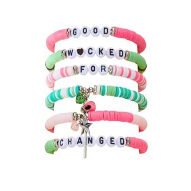 Imagem de LKANF Pulseiras Wickedly Friendship para mulheres, pulseira de bruxa combinando lembrancinhas de festa para fãs presentes de Natal, adjustable, Metal, Sem Pedra Preciosa