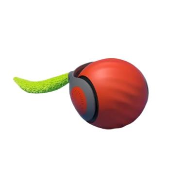 Imagem de Bounce Brinquedo Elétrico Interativo para Gatos e Cães com Movimento Aleatório Rotação de 360 Graus Luzes LED Superfície Texturizada Bateria Recarregável Modo Desligamento Automático Materiais Seguros