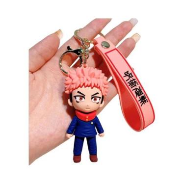 Imagem de Chaveiro De Anime Jujutsu Kaisen Gojo Satoru Itadori Yuji, Chaveiro Pe