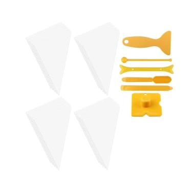 Imagem de KiBcsLic Conjunto de 26 Sacos para Rejunte de Azulejos com Ponta Afiada para Cimento e Ferramenta de Calafetagem, Bordas Resistentes a Rasgos e Perfurações,