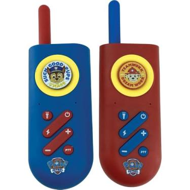 Imagem de Walkie Talkie Infantil com Lanterna Patrulha Canina