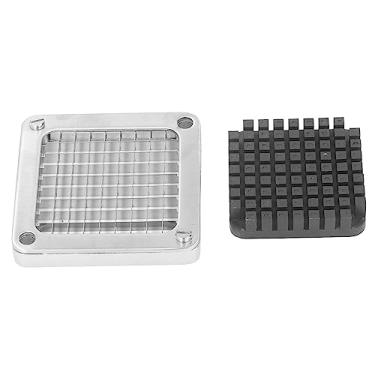 Imagem de GLOGLOW Cortador Manual de Batata Em Aço Inoxidável, Liga de Alumínio, para Legumes e Frutas, Lâmina Cortadora de Batata Frita, Nan (9mm)