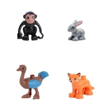 Imagem de Conjunto De Blocos De Montar De Animais Marinhos Grandes Compatível Co