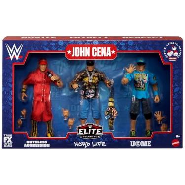 Imagem de WWE Elite Collection John Cena 3-Pack, Collectible Set of 6-inch Action Figures with Articulation