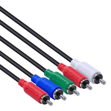 Imagem de Cabo 5 Rca Macho × 5 Rca Macho 2m P5r-2