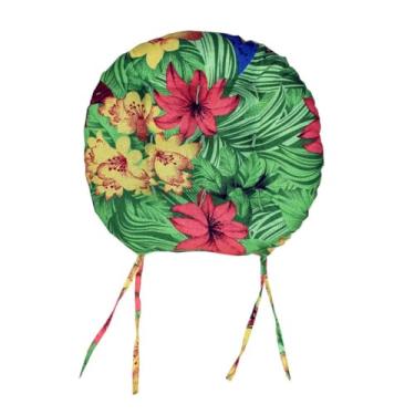 Imagem de Almofada Futon Redonda Estampada 40x40 cm para Cadeira Assento Decorativo Confortável para Sala Cozinha e Escritório (COLOR 5)