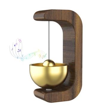 Imagem de Carrilhão de madeira decorativo magnético Bell Keefrash Shopkeepers