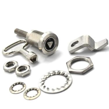 Imagem de Fechadura de câmera de armário de aço inoxidável para porta de trem, caixa de correio, carro, caminhão, iate, JA20, 1 peça