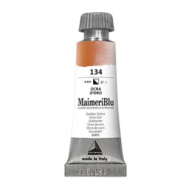 Imagem de MAIMERI BLU Tinta Aquarela Profissional Bisnaga 12ml, Ocre de Ouro