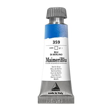 Imagem de MAIMERI BLU Tinta Aquarela Profissional Bisnaga 12ml, Azul Berlim
