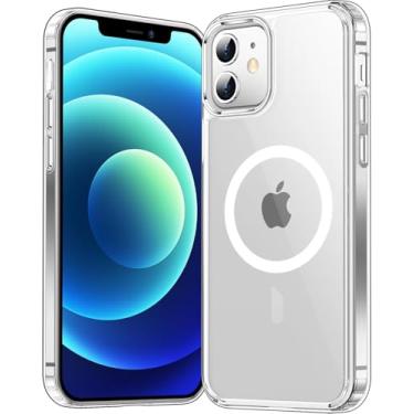 Imagem de RHAO TECH - Capa Capinha Case para iPhone 11 - Transparente, Resistente, Anti-Amarelamento e Proteção Extra para Câmera - Compatível com MagSafe (Transparente, iPhone 11 - Magnética)