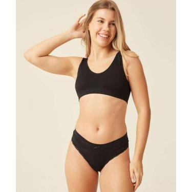 Imagem de Sutiã Top Sem Bojo Alças Largas Marisa-75550, Preto, M