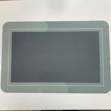 Imagem de KIT1~KIT4 Tapete Banheiro Super Antiderrapante Absorvente de Secagem Rápida Para Banheiro/Cozinha/Porta De Entrada (3,Verde escuro Quadrado)