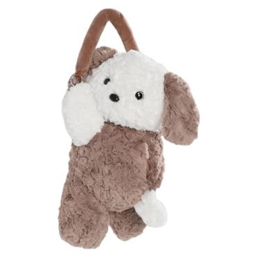 Imagem de YWJLQH Porta-lenços Decorativo em Formato de Cachorrinho, Fácil de Usar, Criativo E, Ideal para Guardar Guardanapos No Carro, Cor de Camelo, Tamanho real