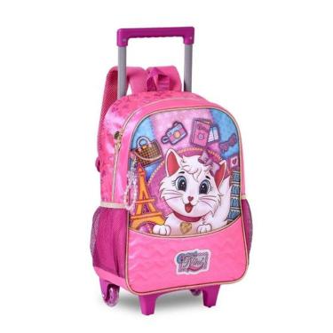 Imagem de Mochila de Rodinha 40cm Gatinha Nini Clio NN24523K