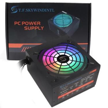 Imagem de Fonte De Alimentação Para PC Gamer 500W ATX 24pin Fonte De Energia Par