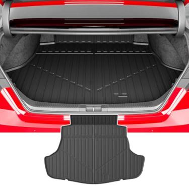 Imagem de powoq Tapete de carga compatível com Toyota Camry 2025 2026 Tapete de porta-malas (inclui híbrido) Substituição do forro do porta-malas TPE para Toyota Camry 2025-2026 acessórios