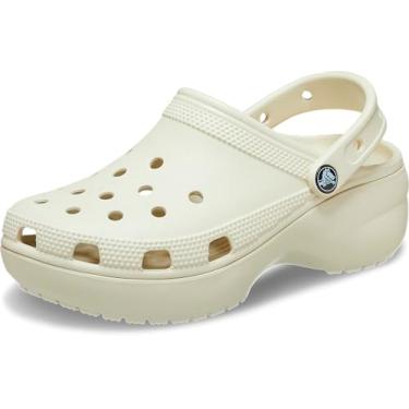 Imagem de Sandália Classic Platform Clog W Clog, Crocs, Adulto Feminino, Bone, 39