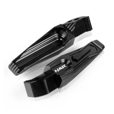 Imagem de Anti-derrapante Pés dobráveis ​​rearset para MT-03 2013-2020 MT07 MT09 TMAX 530 2013-2018 NMAX 155 2015-2018 XP 500 560(Black NMAX)