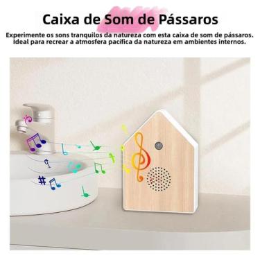 Imagem de Caixa De Som Com Sons De Pássaros, Máquina De Ruído Ambiente Para Casa