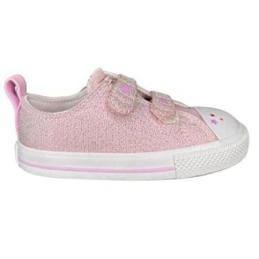 Imagem de Tênis All Star Converse Infantil Cano Baixo Meninas Brilho-Feminino