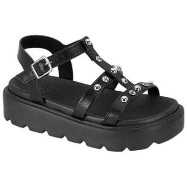 Imagem de Sandalia Papete Molekinha Tiras Detalhe Tratorada 2362.103-Feminino