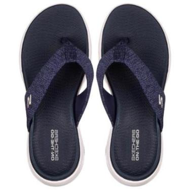 Imagem de Chinelo Skechers On The Go 600 Feminino Marinho-Feminino