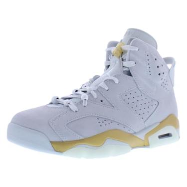 Imagem de Tênis feminino Air Jordan 6 Retro Pearl (DQ4914-074, platina pura/ouro metálico/leite de coco), Platina pura/ouro metálico/leite de coco, 36