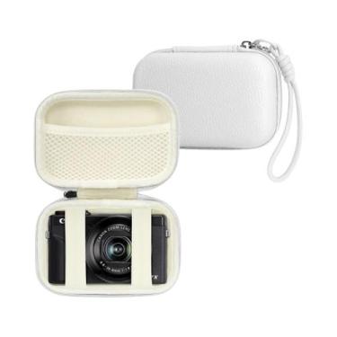 Imagem de Estojo Rosa Para Câmera Digital CAMKORY Com Bolso De Malha Para Acessó