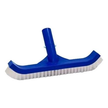 Imagem de Escova Curva Para Piscina C Cerdas De Nylon E Engate Rápido - Brustec