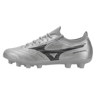 Imagem de Chuteira de Campo Mizuno Regent MD Masculina 41 Prata-Masculino