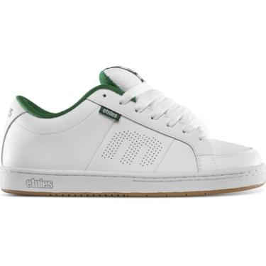 Imagem de Etnies Tênis de skate masculino Fader casual - preto, Branco/Verde, 7