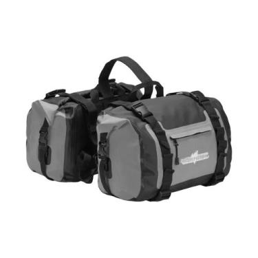 Imagem de Bolsas Laterais Impermeáveis Para Motocicleta 25L*2, Bagagens De Viage