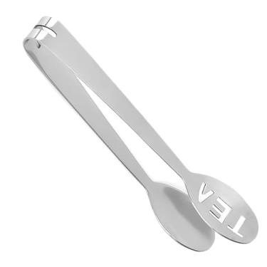 Imagem de Pinça para saquinhos de chá - Pinça de saquinho de chá de cozinha - Pinça espremedora de saquinho de chá de aço inoxidável, adequada para agarrar, açúcar e limão