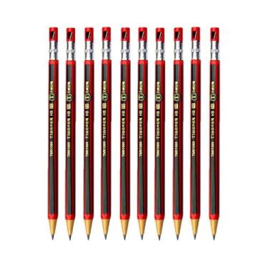 Imagem de Conjunto De Lápis Mecânicos 2B 2.0mm Com Apontador, Material Escolar K