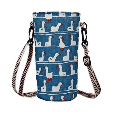Imagem de Bolsa Térmica Portátil Para Garrafa De Água Com Alça Transversal Para 