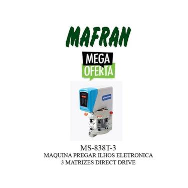 Imagem de Máquina de Pregar Botão e Ilhós  com 3 matrizes- 220v