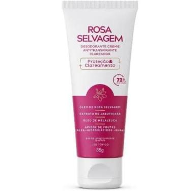 Imagem de Desodorante Rosa Selvagem Clareador de Axila em creme 85g