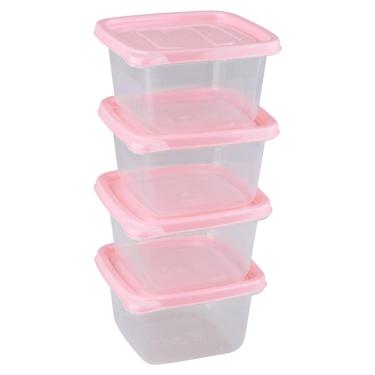 Imagem de Conjunto com 4 Potes Quadrado Po16/4 São Bernardo Sortido