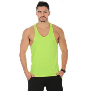 Imagem de Camiseta Regata Cavada Masculina Treino Academia Fitness Lisa - Duchic