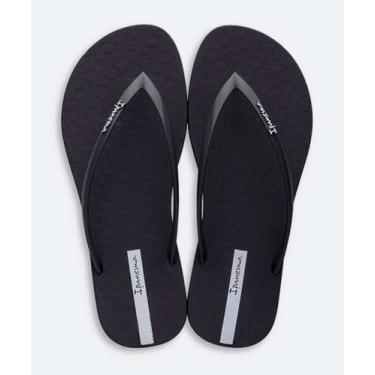 Imagem de Chinelo Ipanema Feminino Textura, 35, Preto